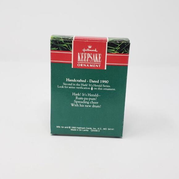 1990 Hallmark Hark! It’s Herald #2 Keepsake Holiday Christmas Ornament. - Picture 2 of 5